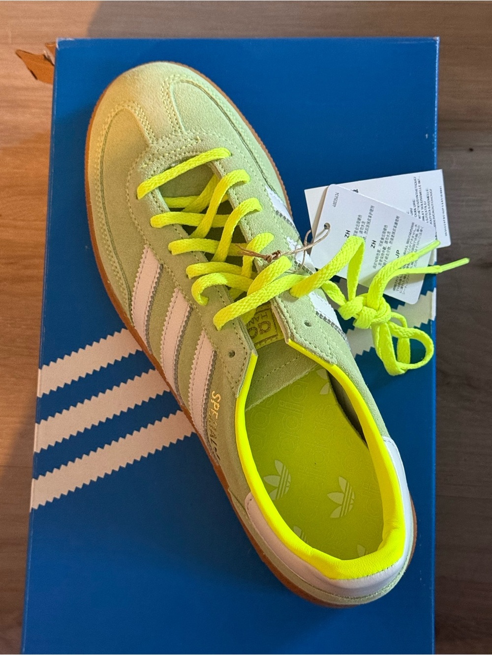 adidas Handball Spezial W Blue & White Shoe Box